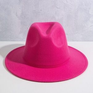 Pink Fedora Cowgirl Hat